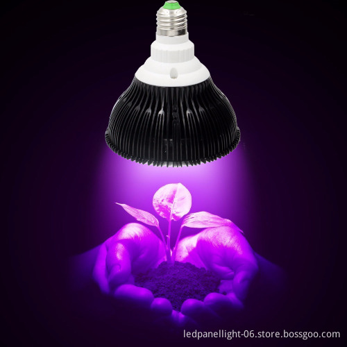 LED Growing Bulb for Indoor Garden Greenhouse and Hydroponic Aquatic,E27 3Bands